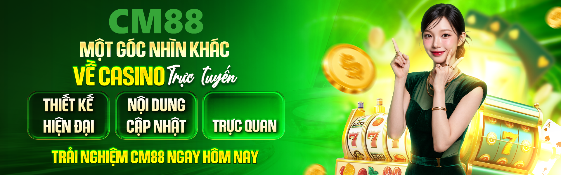 CM88 mang đến hệ thống casino, thể thao và nổ hũ đa dạng, đang được ưa chuộng trong thị trường giải trí đổi thưởng Việt Nam.